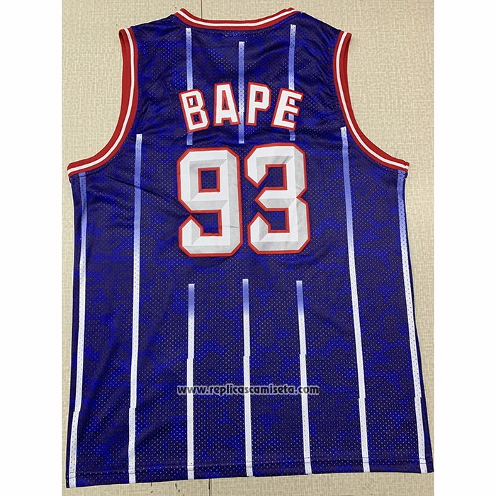Camiseta Boston Celtics Bape #93 Hardwood Classic Azul